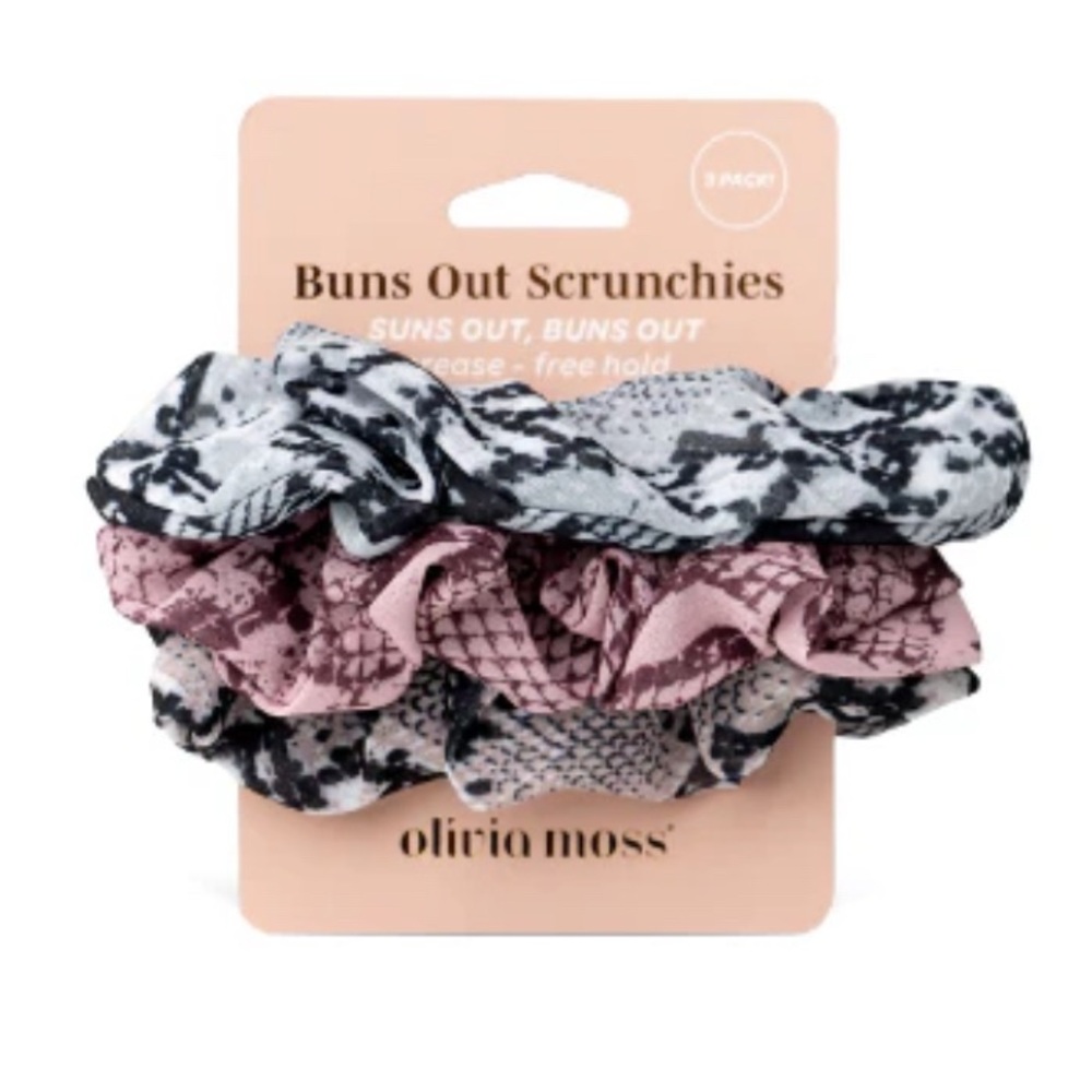 Olivia Moss Set of 3 Scrunchies